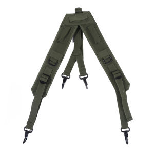 Outdoor Adjustable Equipage Suspender X Type Tactics Braces New Suspenders Men Duty Belt Harness Combat Readiness Strap
