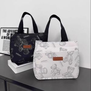 ทันสมัย กระเป๋าผ้าอ็อกซ์ฟอร์ดกระเป๋าใส่กล่องอาหารกลางวันสำหรับคุณแม่ที่ทำงาน อินเทรนด์ รุ่นใหม่กระเป๋าใส่กล่องอาหารสำหรับเดินทางสไตล์นอร์ดิกยอดนิยม