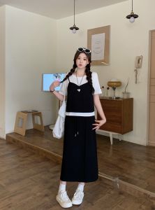 plus Size Summer Fashionable Casual Womens Set Conceal Meat Design Sensation Small Audience Skirt Two Piece Set