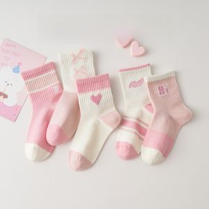 miiow | Cat Person Childrens Socks Summer Thin No-Cuff Baby Girls Short Cotton Socks Breathable Comfortable Soft Elastic Butterfly Knot