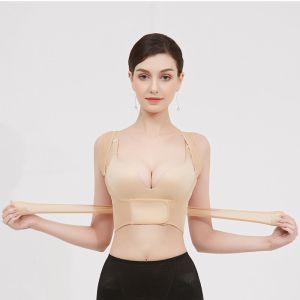 Womens Invisible Bra Support Gather round Shoulder Beautiful Back Posture Correction Belt Breathable Comfortable Back Care