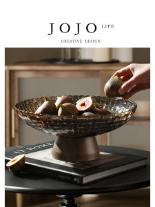 JOJOS L. PD. Mr. Grocery Fruit Plate Nordic Style Home Use Living Room Tea Table New Years Nuts Snacks Dishware Accessory