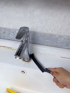 SK-C1084 Brush Pembersih Celah Serbaguna Gagang Panjang / Alat Cuci Sela Sudut Dapur Ubin Toilet