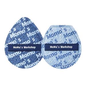 Momos Workshop Denim Blending Foundation Sponge Lotion Makeup Sponge Beauty Blender Airbrushed Natural Seamless Finish