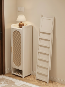 ZHUSHANXIA | No Assembly Wall Folding Narrow Dustproof Shoe Cabinet
