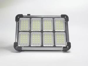 Portable Solar-Powered LED Camping LightEmergency Lighting via Solar or Type-C and USB Charging with Multi-Function Flashlight