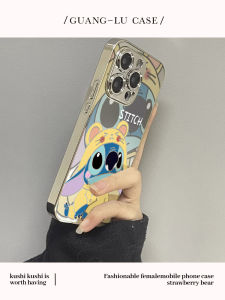 High Definition Mirror Surface Cartoon Sticker Phone Case Full Protection for 17 Womens Model Compatible with Various Models