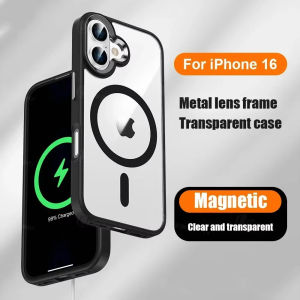กรอบเลนส์โลหะ  แม่เหล็ก HD for magsafe รุ่น เคสไอโฟน case iphone 11 12 13 14 15 16 pro promax