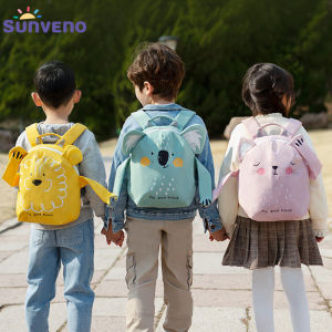 Sunveno Childrens 3D Cartoon Backpack Kindergarten Shoulder Bag For Kids 2-6 Years Cute Pet Series Waterproof Bag for Kids School Gifts