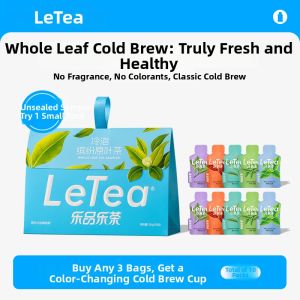 LEPINLECHA | No Sugar Green Tea Cold Brew Loose Leaf Tea Bags