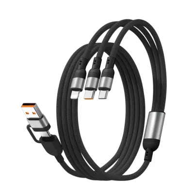 YC2 | Dây Cáp Sạc 3 Đầu Kết Nối Type C Sạc Nhanh