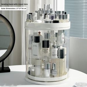 WEIXI | Dust-proof Rotatable Makeup Organizer Box