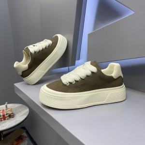 Mens Casual Shoes 2025 Autumn New Style Trendy All-Match Laced Board Shoes Korean Version Thick Bottom Heightening Low Help Shoes
