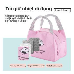 FEIZHUXIANSEN | Hộp Cơm Inox Dày Đa Ngăn Đôi