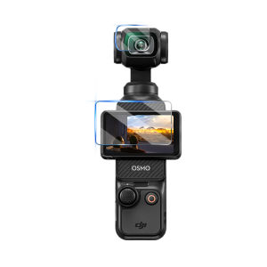 DJI Pocket 3 ฟิล์มกันรอย 9H ฟิล์มกระจกนิรภัยกันรอยหน้าจอ ฟิล์มกระจกนิรภัย Protector Film For DJI Osmo Pocket3 Camera