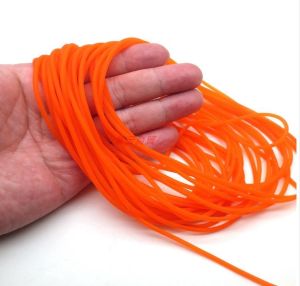 2.0mm2.2mm Solid Rubber Band High Elastic Latex Rope Fishing Secure Rope Tennis Rope Fitness High Rebound Tie Band