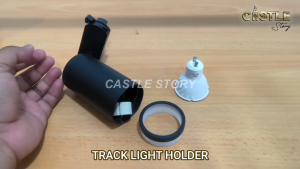 Track Light GU10 holder Adjustable