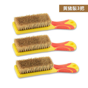 Authentic Pure Pig Bristle Shoe Brush Long Handle Multi-Function Cleaning for Leather Shoes And Laundry Special Use