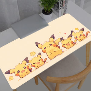 Bandai | Large E-sports Mouse Pad Smooth Pokemon Pikachu Anime Flexible Rubber Gamer PC Computer Keyboard For CSGO Kawaii Mosuepad