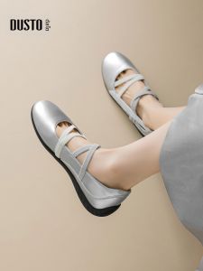 DUSTO | Sporty Mary Jane Soft Bottom Ballet Lightweight Versatile Flat Shoes