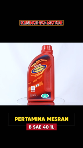 Pertamina Mesran B SAE 40 1 Liter API CD/SF Oli Mobil Mesin Diesel Pelumas Original