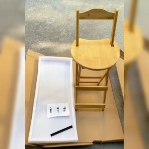 Foldable High Stool Bar Chair For Small Homes