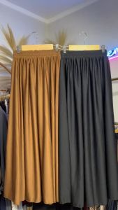 Haseena Rok Basic Polos Camilla Hyget Premium | Skirt Dewasa All Size up to Jumbo Bumil Friendly