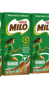 Susu Milo 180 ml Kotak Coklat ACTIVE GO UHT (1 dus isi 36 pcs)