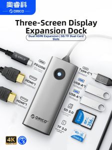 ORICO | Multi-Function Type-C to HDMI Adapter USB 3.0 Splitter 4K@60Hz Display Support