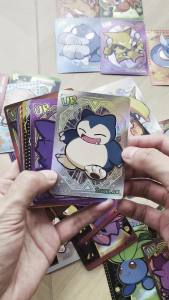 Shiny 60Pcs in Blind Box Cute PokeBaby Cards for Kids Lovely Collection Classical Q151 Pokedex Ver.1996 DIY Holographic Card