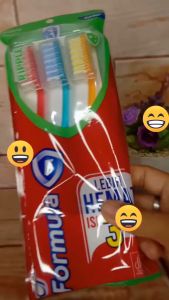 Sikat Gigi Formula Ripple Diomond Trendy Kemasan Hemat Isi 3 Pcs