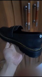 Sepatu Slip On Docmart Dokmar Dockmart Full Hitam Kasual Formal Pria