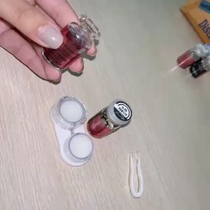 Kính Áp Tròng Hera Đen Trăng Non Không Độ MIDNIGHT ROMANCE Nhập Khẩu Hàn Quốc Lens Không Cận 6 Tháng