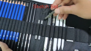 Art Brush Set Kuas Lukis BRS-12 SET Kuas Alat Lukis Set Lengkap Mixing Knife Murah Berkualitas
