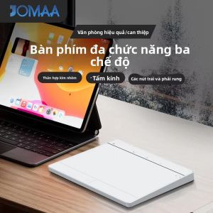 Bàn Di Chuột Bluetooth Không Dây & Có Dây Sạc Lại Được Đa Chức Năng Điều Khiển Bằng Cử Chỉ Dành Cho Windows/Mac/iOS Màu Trắng Diện Tích Cảm Biến 152*102mm