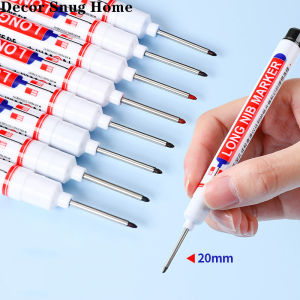 【Free Shipping】Long Head Markers Bathroom Woodworking Decoration Multi-purpose Deep Hole Marker Pens
