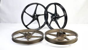 MUTAKIN Mags SP500 Honda RS 125 FI /XRM 110 FI Front Disc Brake 4 Holes Rear Disc Brake 4 Holes 1.4*1.6*17