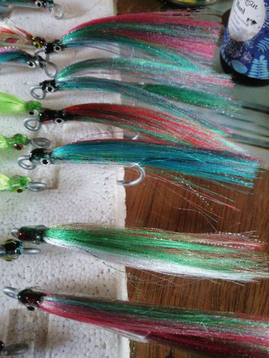 1 Piece #14 VMC Fly Fishing baits with 3D EYES for Mackerel Tuna or  Tulingan Philippine N Skipjack family. This baits is Best for Big fish.  Tulingan, tambacol, Mangol etc. Available on