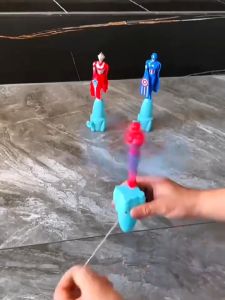 A-G New creative flying toy Spider Man Iron Man Superman flying toy Childrens bamboo dragonfly creative rotating flying toy Childrens outdoor game sports toy Boys and Girls Gift