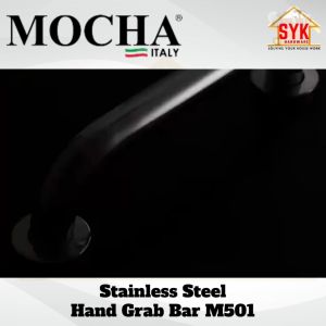 SYK MOCHA M501 300mm 1Pcs Stainless Steel Toilet Wall Mounted Hand Grab Bathroom Safety Bar Besi Pemegang Tandas