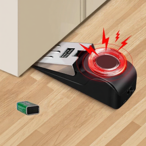 Security Door Stop Alarm for Home and Hotel