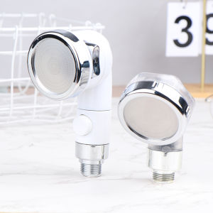 Đầu Vòi Sen Nước Áp Lực Màu Bạc/trắng Với Vòi Phun Ba Chế Độ Dành Cho Tiệm Làm Tóc Tiệm Cắt Tóc Vòi Nước Dụng Cụ Phòng Tắm