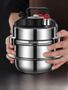 Mini Pressure Cooker 304 Stainless Steel Outdoor Gas Stove Universal Small Size Home Use Portable Pressure Pot/Burner