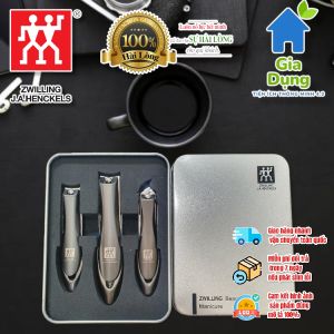 Bấm Móng Tay Đức Hộp 3 Chiếc Kèm Dũa Chất Lượng Chính Hãng