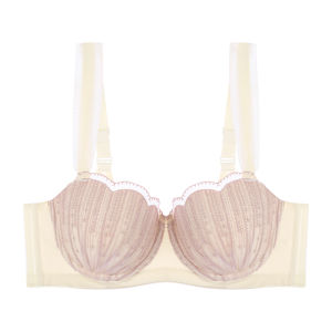 Plus Size Bra for Full Bust Minimizing and Shaping with Petal Cups