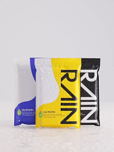 Aqrau 【50%OFF💥】💦EVA 💦เสื้อกันฝนแขนยาวกันเปื้อนเป็นมิตรกับสิ่งแวดล้อมกันฝนกลางแจ้งมีเสื้อกันฝนแบบมีฮู๊ดแบบพกพาเสื้อกันฝนหนาเป็นพิเศษแบบเสื้อกันฝน EVA💦💦💦【COD】