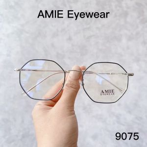 Kính mắt nữ AMIE Eyewear gọng kính kim loại thiết kế thanh mảnh thời trang 9075