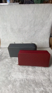 Double Zipper Large-Capacity Clutch bag Patent Leather Womens Long Wallet