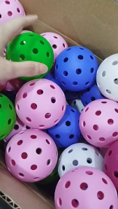 High-Durability USAPA Approved 74mm Pickleballs 40 Holes