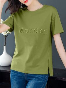 QIAOXIZI | Anti-aging Loose Short Sleeve Stylish T-Shirt